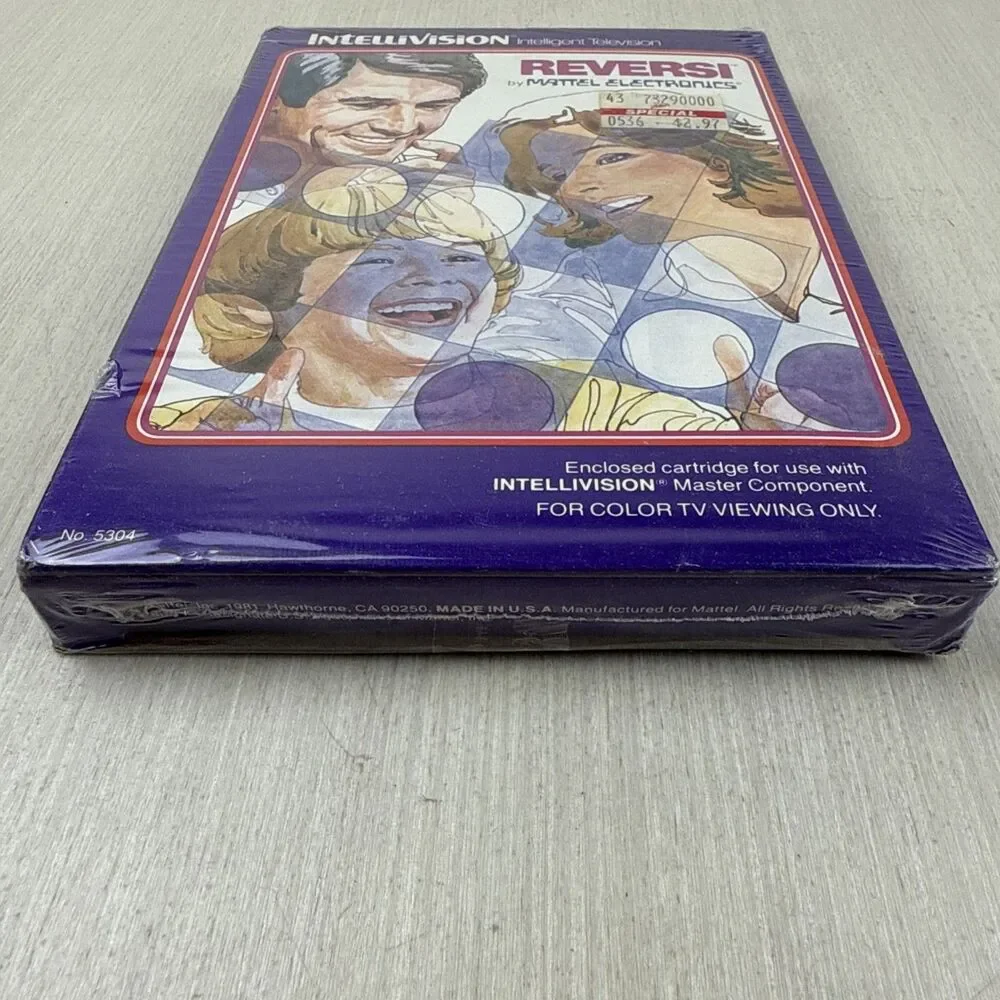 Reversi (Mattel Intellivision, 1980) Intelligent Television No. 5304 New